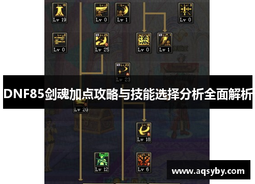DNF85剑魂加点攻略与技能选择分析全面解析